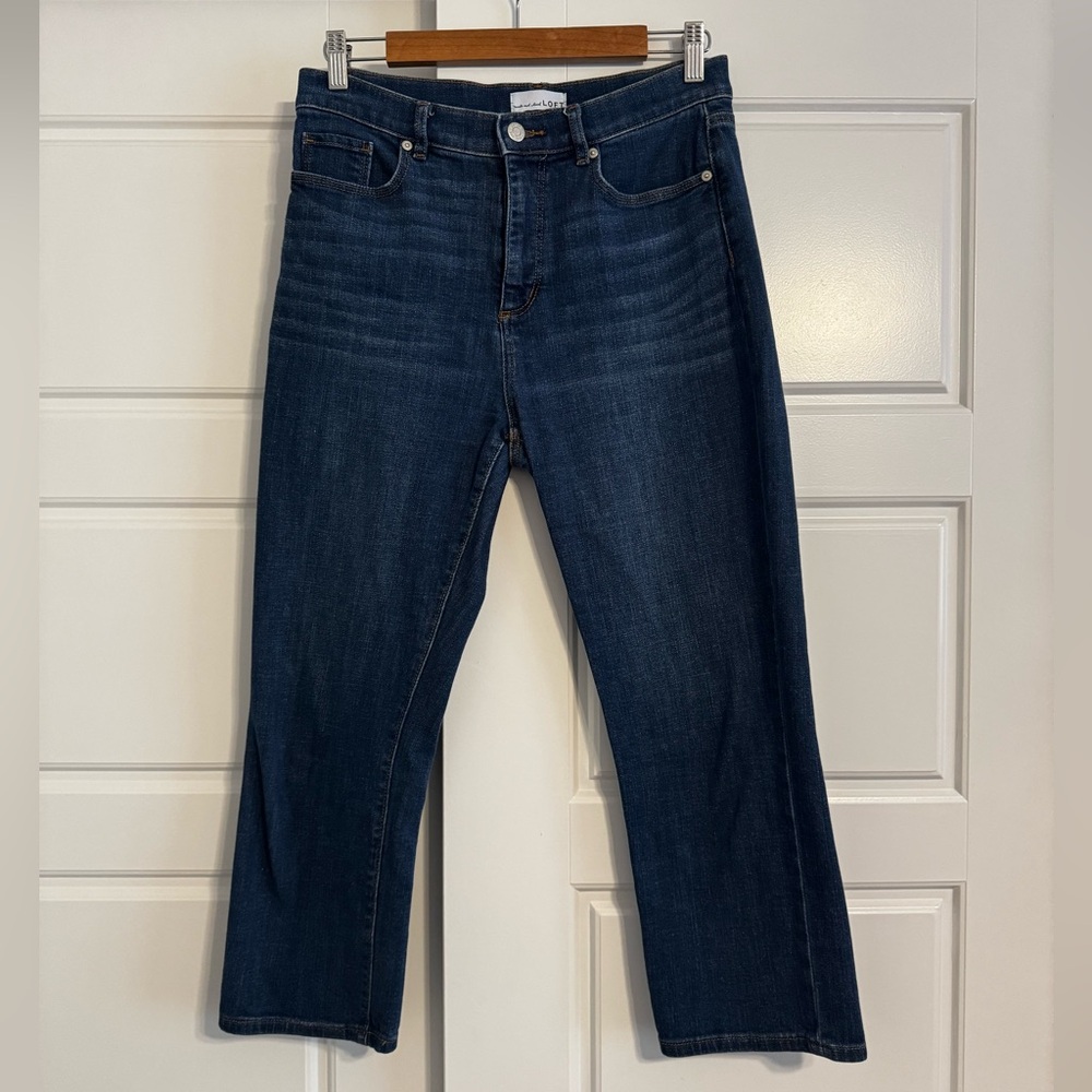 Loft Straight Crop Jeans
